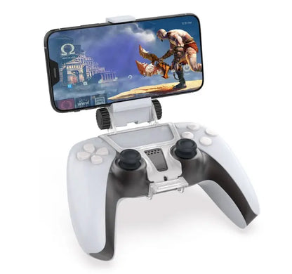 Adjustable Phone Holder Bracket for Play Station 5 Game Controller Phone Stand for Game