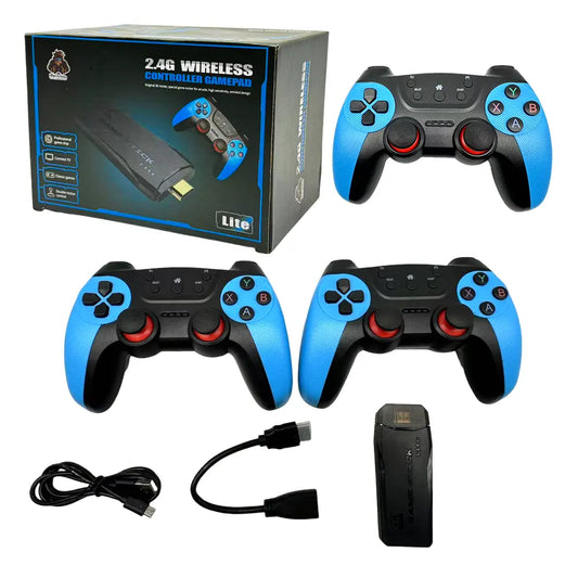 LITE GD10 Pro 4K Game Stick 37000+ Jeux X2 avec contrôleur P3 2.4G sans fil Gamepad rétro classique Console de jeu vidéo 