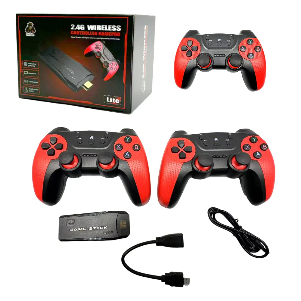 LITE GD10 Pro 4K Game Stick 37000+ Games X2 With P3 Controller 2.4G Wireless Gamepad Retro Classic Video Game Console 