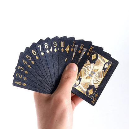 Black Gold Poker game card waterproof gift collection