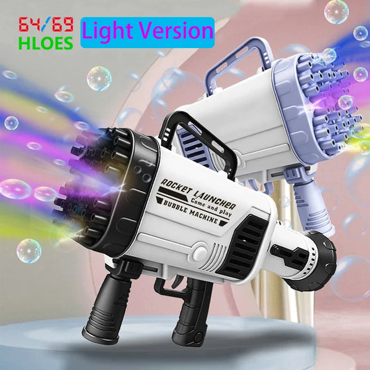 Bubble Gun with Light Upgraded Electric Flashing Bubble for Children