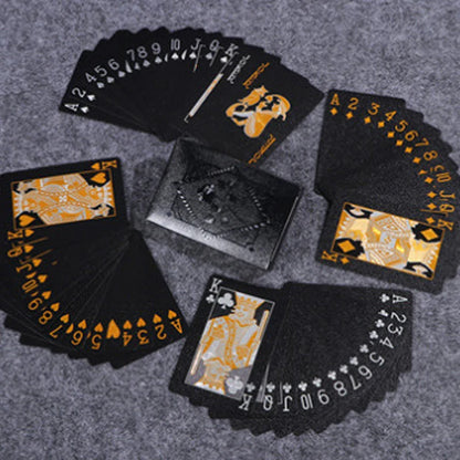 Black Gold Poker game card waterproof gift collection