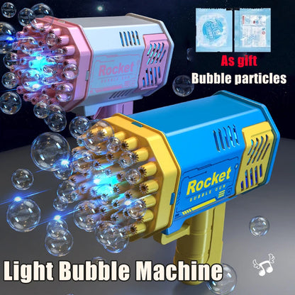 Full Automatic Bubble Gun Toys Electric For Kid