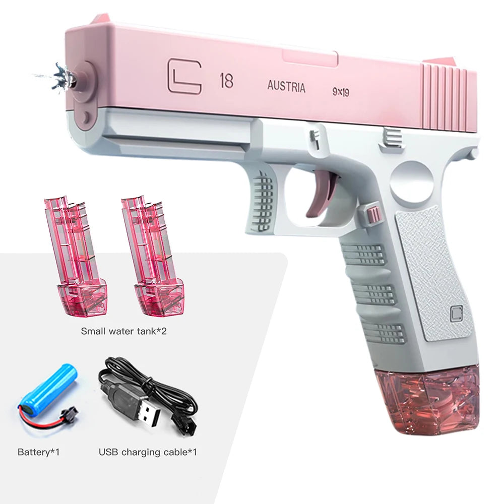 Water Gun Full Automatic Shooting Toy Summer Entertainment Children's and Adult Toys