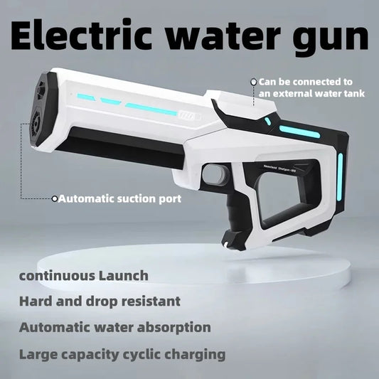 Electric water gun for children, high-pressure and strong waterproof automatic water absorption