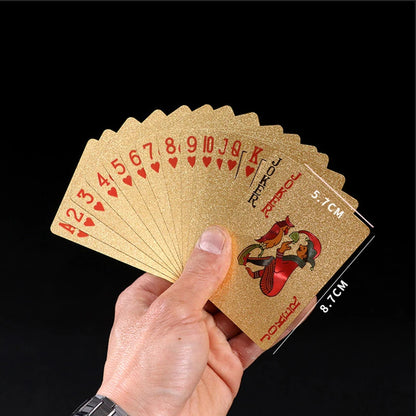 Black Gold Poker game card waterproof gift collection