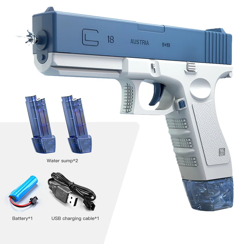 Water Gun Full Automatic Shooting Toy Summer Entertainment Children's and Adult Toys