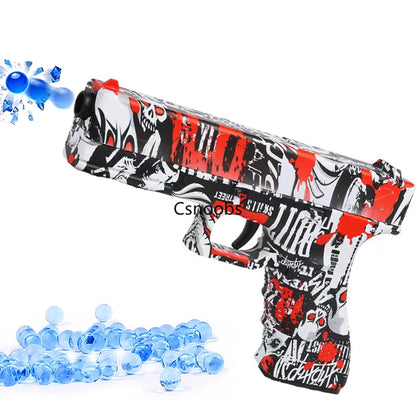 G17 Toy Gun With Laser Soft Bullet Airsoft Pistol for Children Gift