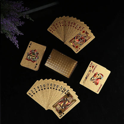 Black Gold Poker game card waterproof gift collection