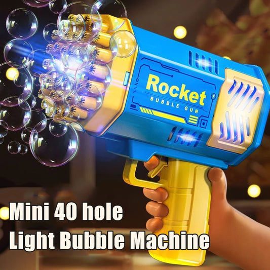 Full Automatic Bubble Gun Toys Electric For Kid