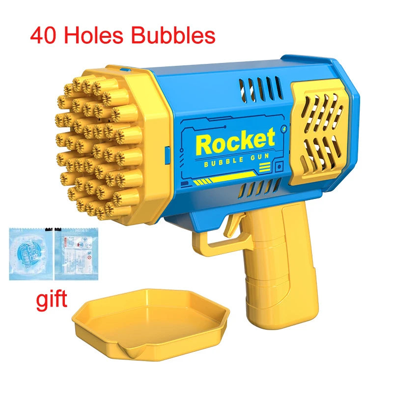 Full Automatic Bubble Gun Toys Electric For Kid