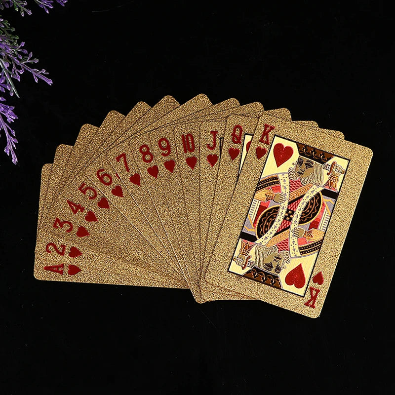 Black Gold Poker game card waterproof gift collection