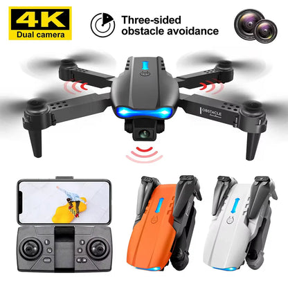 Hot Selling Drone E99 Pro hd 4k Dual Camera Remote Control Toy Mini Drone Brushless Machine 2.4GHz Wifi 3D RC Drone Foldable