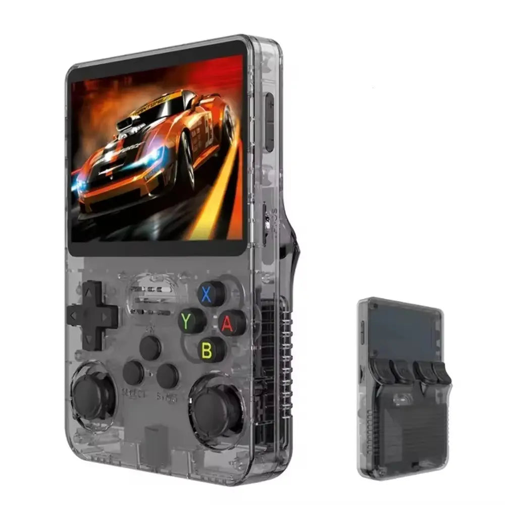 R36S Handheld Retro Games Console 3.5 Inch Preinstalled Emulator System Portable Gaming Entertainment Device Children's Gifts