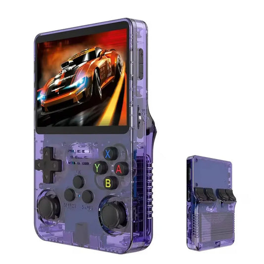 Console de jeux rétro portable R36S Système d'émulateur préinstallé de 3,5 pouces Appareil de divertissement de jeu portable Cadeaux pour enfants